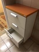 Komplet do łazienki pomarańczo