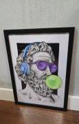 Zeus Obraz w ramię handmade a3