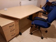 Meble biurowe fotel plus biurko 