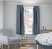 Zasłona zaciemniająca ALDRA 1x140x175 niebieska