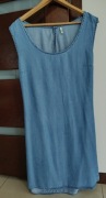 Letnia sukienka z jeansu bez rękawów S/M Big Star.