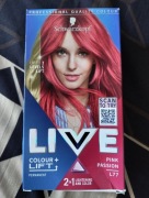 Schwarzkopf. Live. Farba do włosów czerwona L77. Pink Passion 