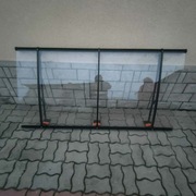 Daszek Verdi 95x190 przemalowany na czarno, firmy METALGUM Będzin