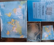 Podkladka biurkowa esselte world - kultowa mapa świata nowa