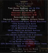 Diablo 2 R olśnienie insight CV 17 nonladder PC