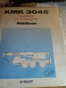 dźwig krupp kmk 3045 3040 katalog i uchwyty