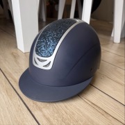 Kask jeździecki Horze Arix II granatowy brokat VG1 M 55-57