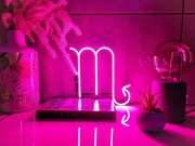 NEON SKORPION SCORPIO ZNAKI ZODIAKU HOROSKOP lampa dekoracja