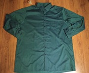 Koszula Olymp r. 46 męska zielona dł rękaw wzór bawełniana 