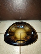 Popielnica art deco niezwykła barwa szkła!