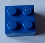 Lego 3003 Niebieski klocek 2 x 2 4162,6575,6561 2szt