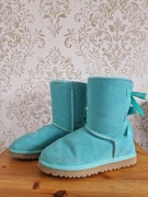 Turkusowe śniegowce w stylu UGG