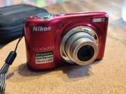 Aparat Cyfrowy Nikon Coolpix L25 10.1MP + Karta 8GB + Futerał + Kabel AV