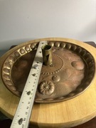 swiecznik stary vintage miedziany 1962r w stylu 17 wiecznym