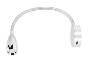 Lampka do czytania LED / elastyczne ramię /  port ładowania USB-C