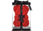 Miś z róży walentynkowy 