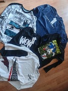 146/152 Sonic  KOSZULKI - BLUZKI CHŁOPIĘCE 5 SZT METKI NOWE 