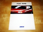 Prospekt Fiat Tipo 1993 brzydka okładka