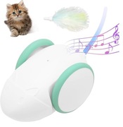 ZABAWKA INTERAKTYWNA RUCHOMA ŚWIECĄCA DLA KOTA USB AKU LED