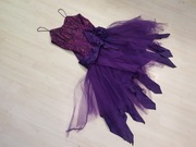 strój disco lata 20 cekiny tiul lata 80 estradowa nr 776 S M