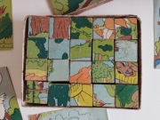 Stare puzzle 3D motyw królik z prl-u