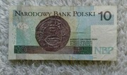 Banknot 10 zł 2012 rok seria AN 