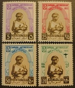 KOLONIE WŁOSKIE - SOMALIA ** czysty - WALKA Z GRUŹLICĄ - PEŁNA SERIA - 1953