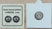 Polska,  KOPIA II RP  Wydawnictwo Nefryt ,2 grosze 1923