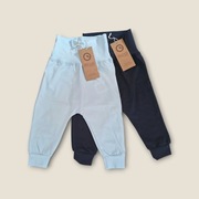 Spodnie 2-pak 6-9 miesięcy Musli by Green Cotton 