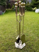 Elegancki zestaw do czyszczenia kominka