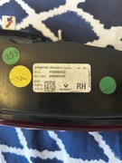 Lampa tylna prawa Renault Talisman Uszkodzona