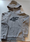 BLUZA CHŁOPIĘCA 4F DRESOWA Z KAPTUREM DZIECIĘCA BAWEŁNA 140