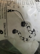 Syfon do zlewu dwukomorowego z korkiem automatycznym 