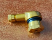 Zawór motocyklowy 90 stopni, kolor złoty