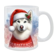 KUBEK Z PSEM Husky syberyjski - IDEALNY PREZENT, PERSONALIZACJA,24H WYS