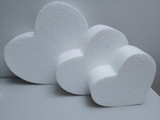 Baza styropianowa 25 cm  podstawa serce figura Walentynki tort