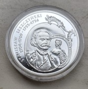 Moneta  10 zł 2003 r W. Leszczyński srebro 
