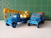 2 Pragi z kolekcji Kultowe Ciężarówki PRL-u skala 1,43