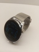 Smartwatch zegarek sportowy wodoodporny Srebrny funkcją dzwonienia menu PL