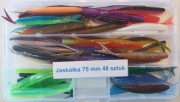 Jaskółka 75 mm 7.5 cm 1.8g - 48 szt zestaw pudełko