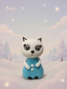 Kicia kocia z masy cukrowej na tort 