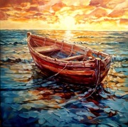 Zbyszek z mazur obraz olejny  KRYPA