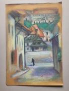 Pastel "Kazimierz Dolny nad Wisłą"