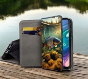 Honor X8C 4G wędkarskie etui zamykane portfel ryby karp + Szkło