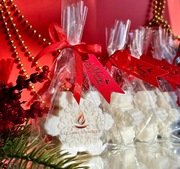 Ozdobne świąteczne świece sojowe Śnieżynka Éclame Candles 