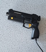 Pistolet Virtua Gun, Sega Saturn, model 2, czarny, sprawny