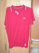 Koszulka polo czerwona bawełna rozm XL 