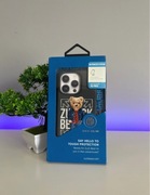 Etui ZuckBear SF Fortune, Socal Vibe z haftem - iPhone 15 Pro, Szare