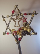 Stroik świąteczny gwiazda wys. 65cm