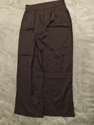 Eleganckie Spodnie Damskie Typu Palazzo - Czarne